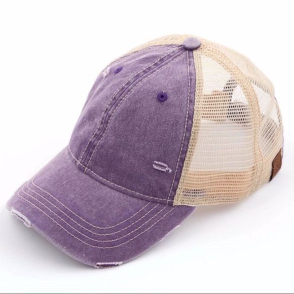 🌺🆕5⭐️Vintage distressed cap mesh back - Picture 2 of 2